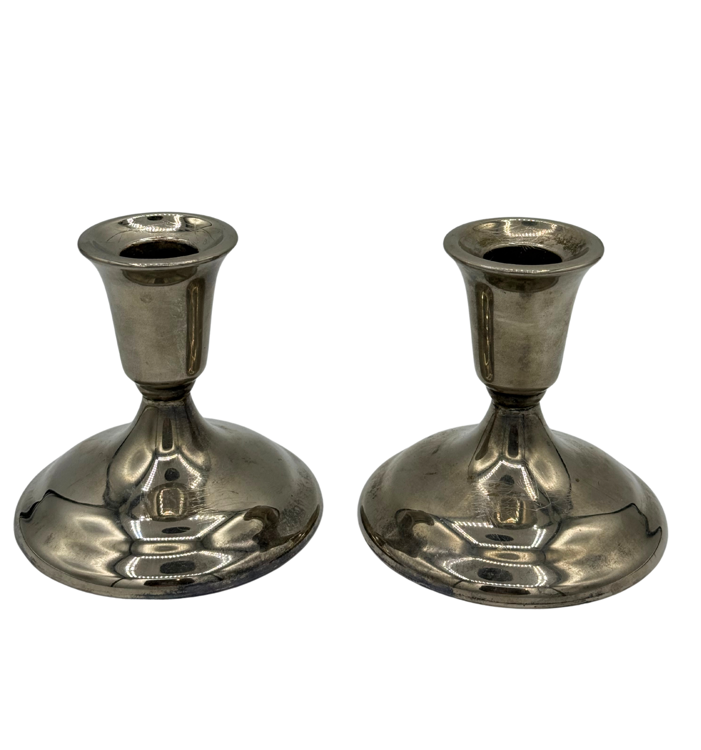 Vintage Wm. A. Rogers Silverplate Taper Candle Holders – Pair