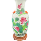 Qing Dynasty Porcelain Temple Vase with Lotus Motif – 19"