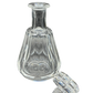 Vintage Baccarat Talleyrand crystal decanter with geometric stopper, flared olive cut design, 1937–1970s France
