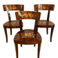 Vintage 1970s Italian Marquetry Game Table & Chairs – Chess, Roulette & Backgammon