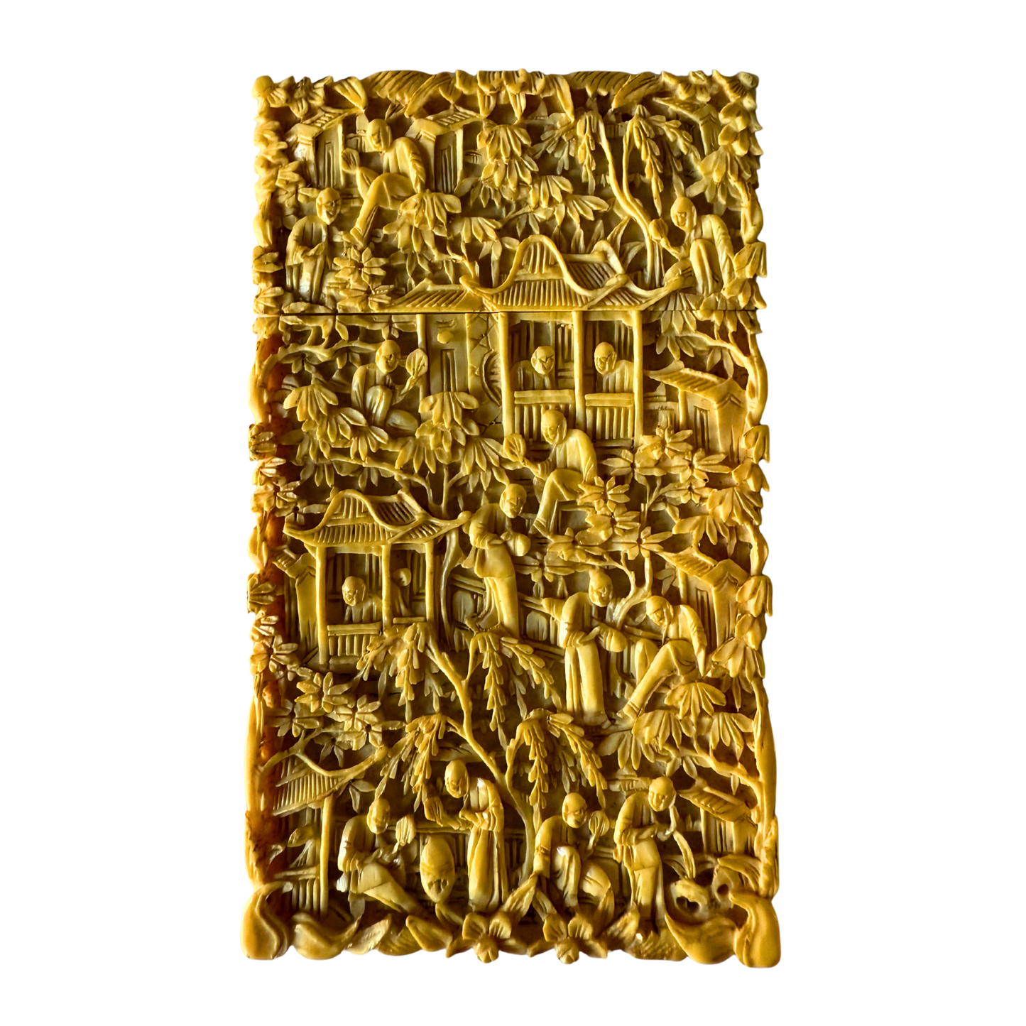 Antique Chinese Carved Scholar’s Card Case