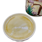 Interior base of antique majolica dome showing glazed yellow cream finish with signs of age