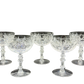 Vintage Etched Crystal Champagne Coupes – Set of 5