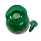 Hand-Blown European Green Glass Demijohn