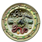 Palissy-Style Plaster Platter – Frogs, Snakes & Shells (c. early 20th century)