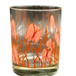 Back view of vintage Georges Briard butterfly glass showing full wraparound design