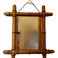 French Faux Bamboo Mirror – c. 1880s–1890s