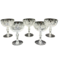 Vintage Etched Crystal Champagne Coupes – Set of 5