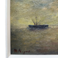 Belgian Neo Impressionist Seascape Oil Painting
